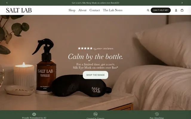 Salt Lab storefront
