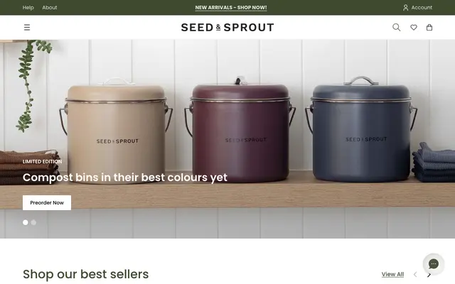 Seed & Sprout storefront